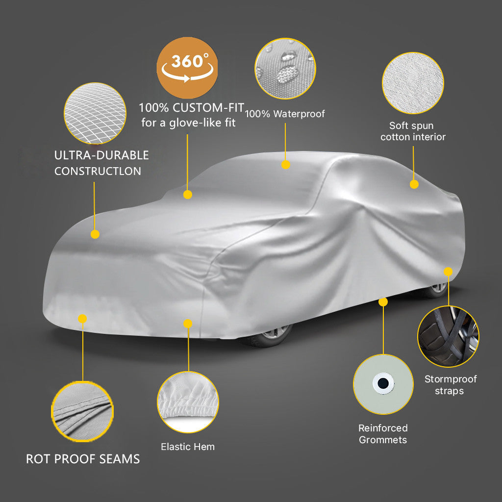 Reflective Silver Edition | Premium Waterproof Car Cover